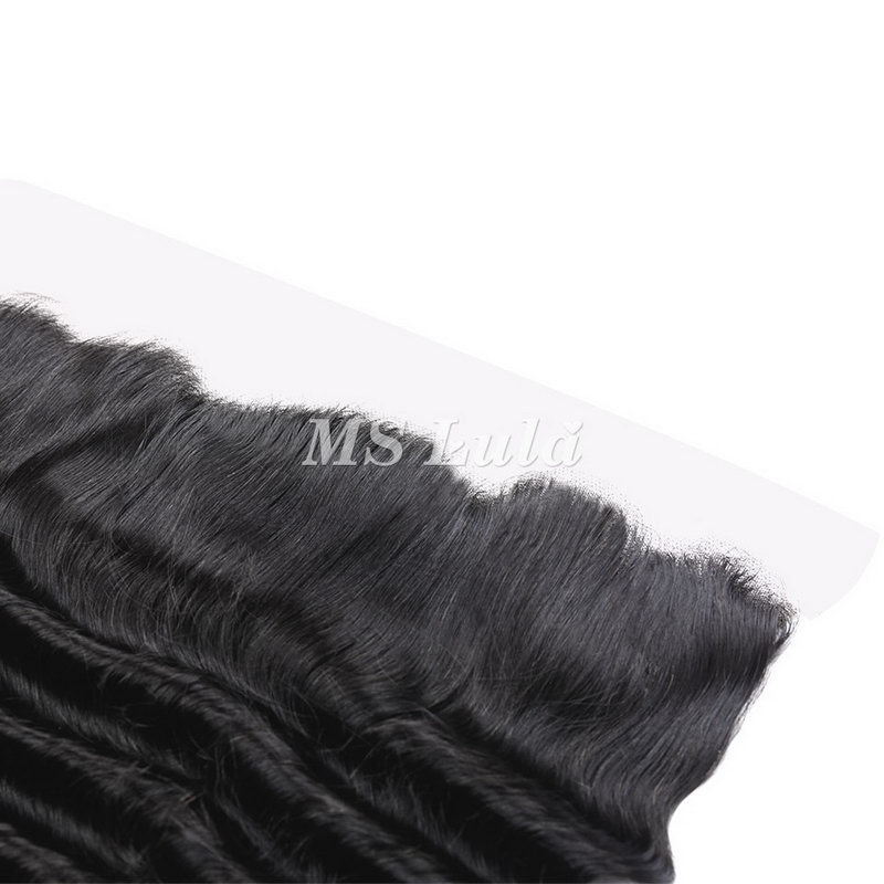 Virgin Hair Loose Deep 13x4 13x6 Transparent Lace Frontal - 图片 4